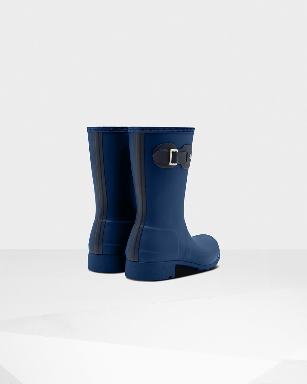 Galochas Curtas Hunter Feminina Azul Marinho - Original Tour Foldable - 63SXGZJNF